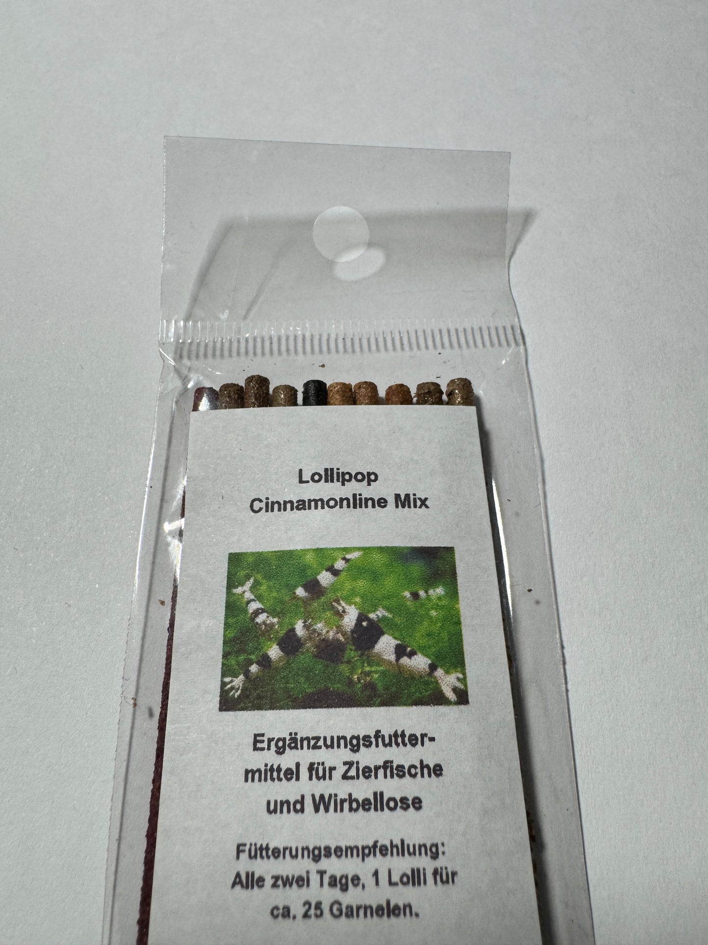 Garnelen Lollies (Strawberry-,CinnamonLine & Rote Mückenlarven)