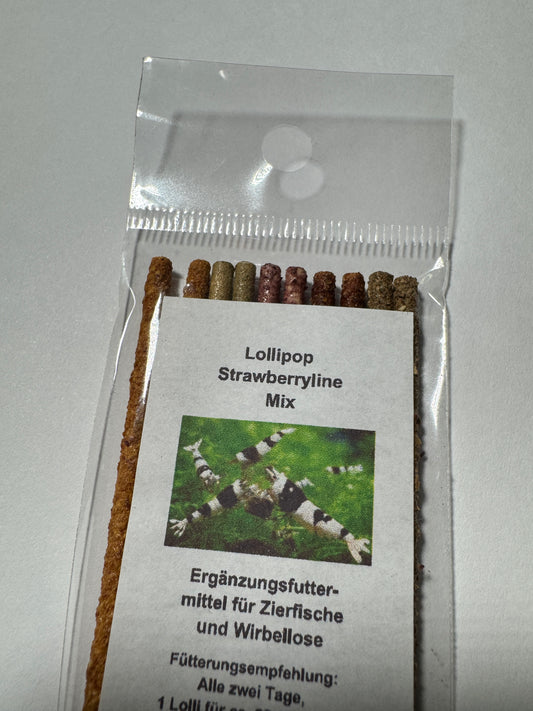 Garnelen Lollies (Strawberry-,CinnamonLine & Rote Mückenlarven)